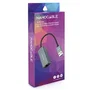Nanocable Conversor USB 3.0 a Ethernet Gigabit 10/100/1000 Mbps, Aluminio, Gris, 15 cm